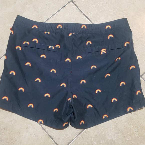 Original Penguin Rainbow Patterned Swim Trunks Size 34 - Picture 2 of 9